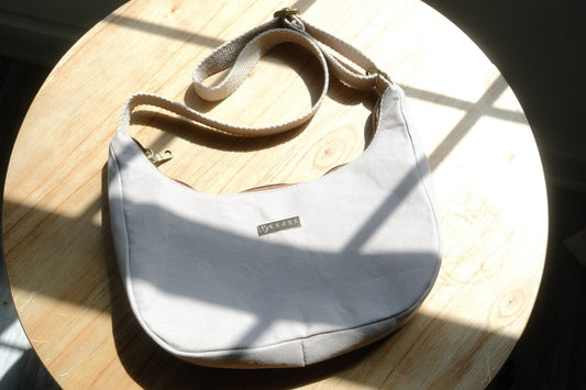 Jess Mini Baguette Bag - Ash Gray