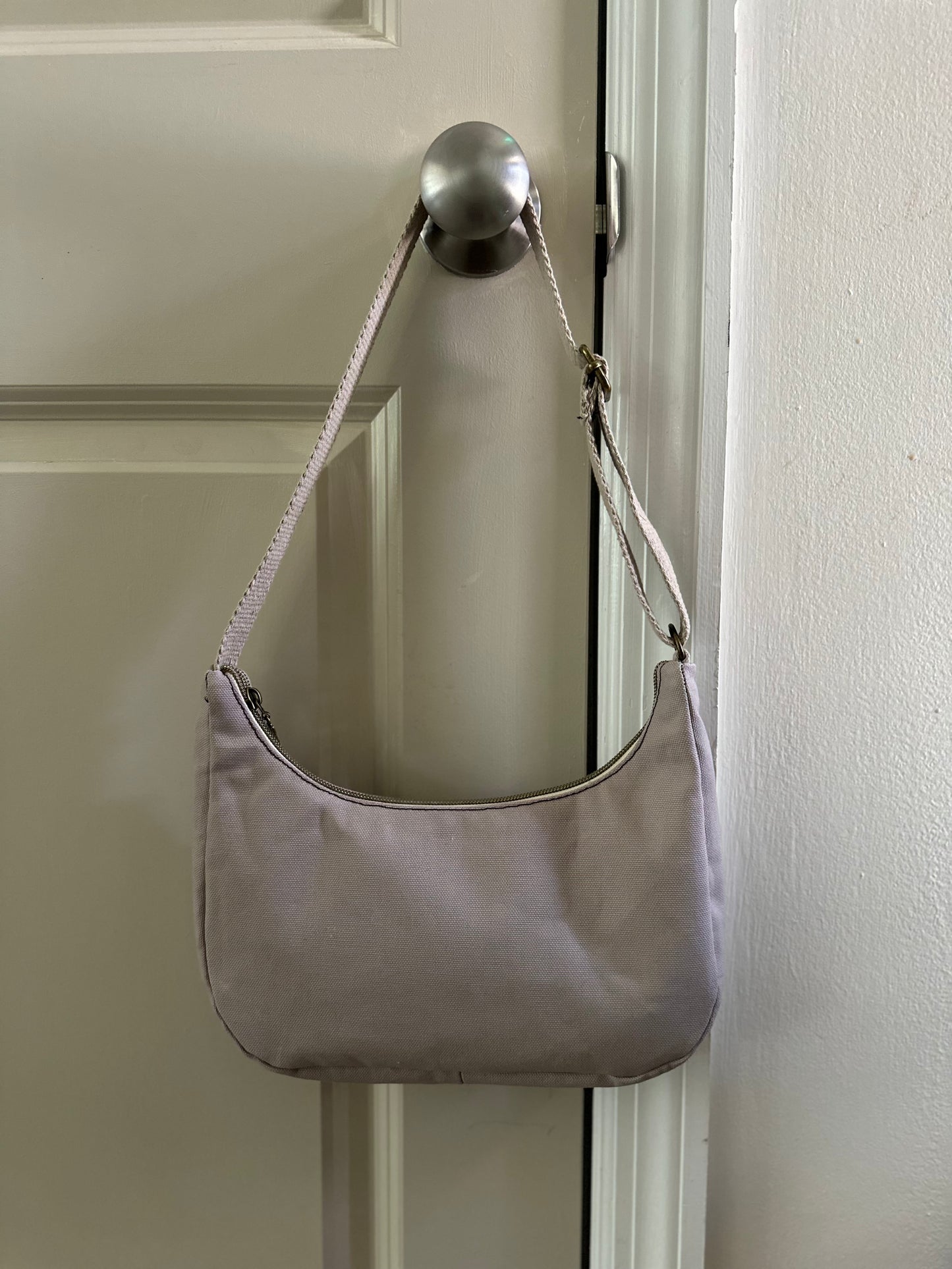 Jess Mini Baguette Bag - Ash Gray