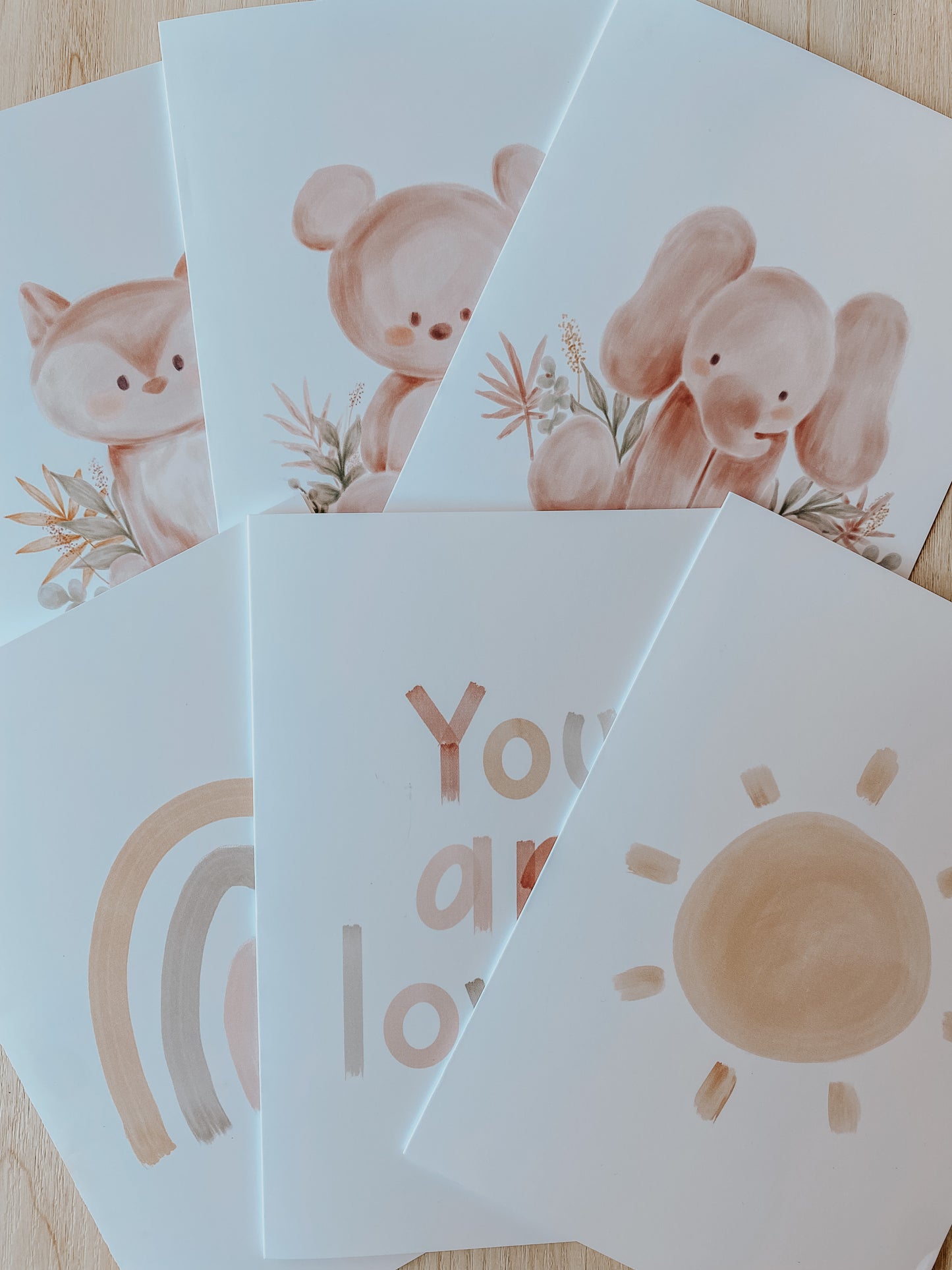 Baby Shower Thank You Cards Set of 6