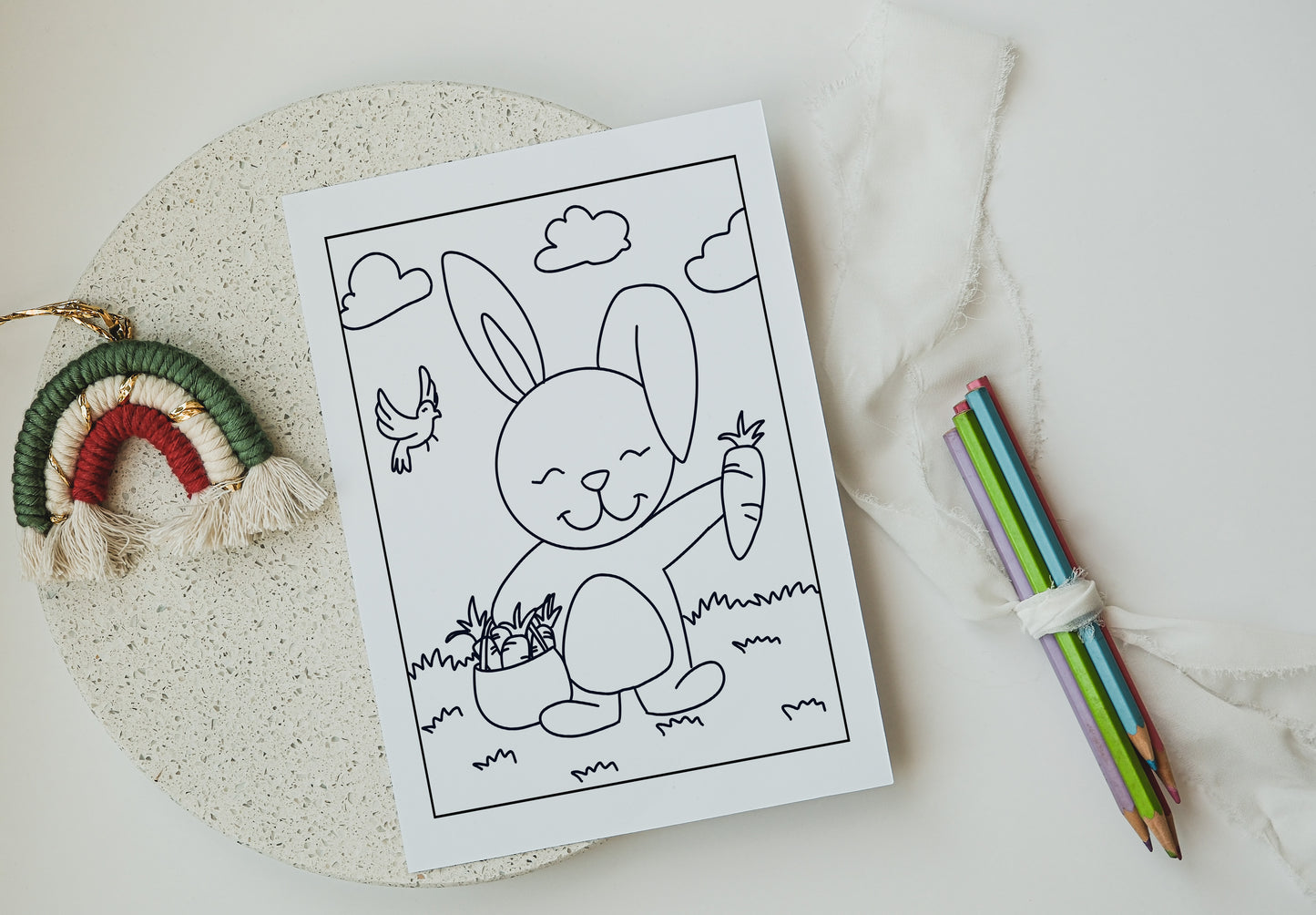 Baby Animals Printable Coloring Pages - Summer Edition